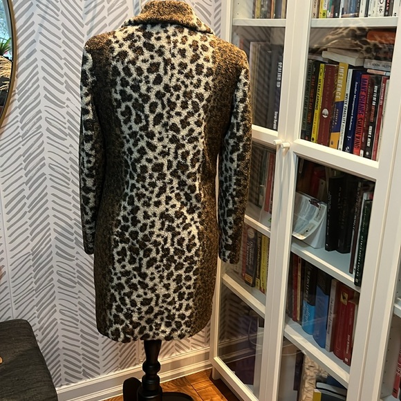 French Connection leopard faux fur NWOT - Picture 2 of 6